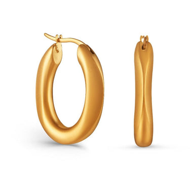 The Mates - Gold Earrings - Gold Hoop Earrings - Gold Hoops - Women's Earrings Earrings Brother & Sisters